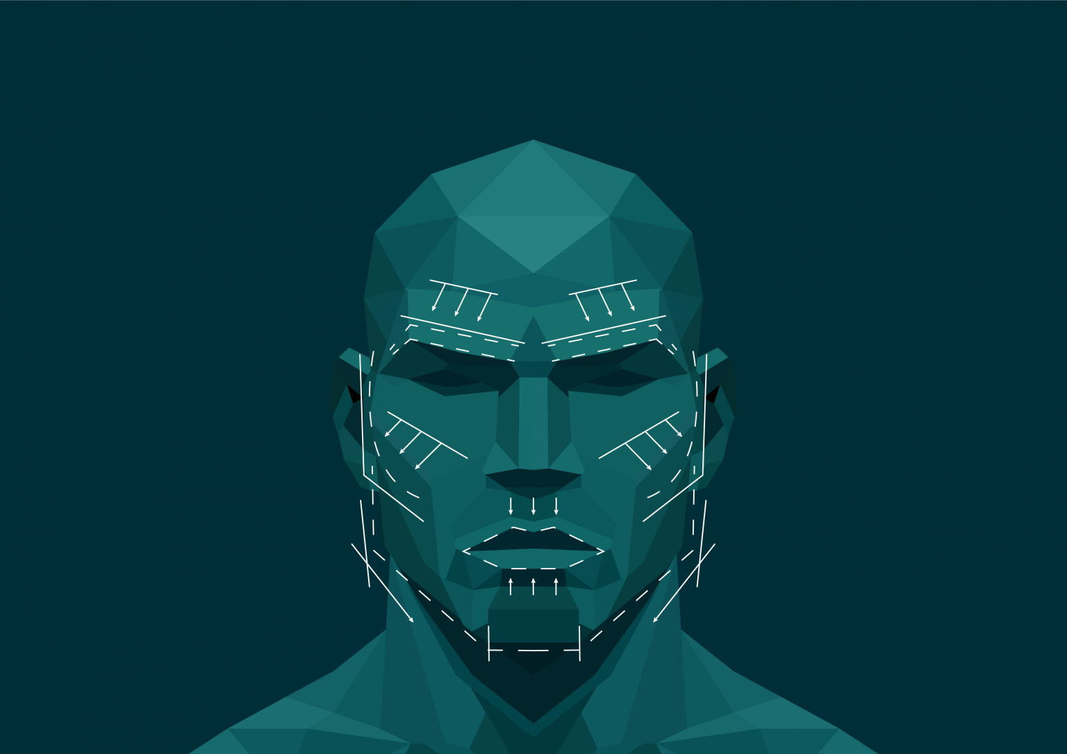 Rasgos clave para la masculinización facial